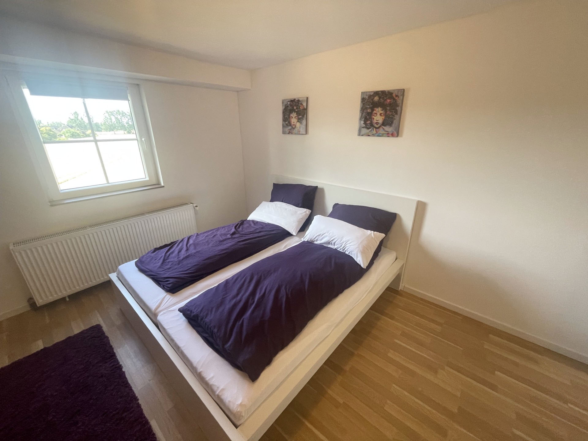 Feldrand – Schlafbereich mit Doppelbett